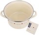 Lumarko Garnek emaliowany kremowy TONCA 18 cm, 2 l 7