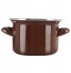 Lumarko Garnek emaliowany BROWN 14 cm, 950 ml 3