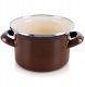 Lumarko Garnek emaliowany BROWN 14 cm, 950 ml 7