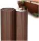 Springos Osłona PVC maskująca na balkon, taras, ogrodzenie 400x100 cm brązowa UNIWERSALNY 1