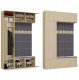 Goodhome Garderoba HAGA III/1Sz2W DĄB SONOMA + 2x Wieszak 2