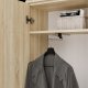 Goodhome Garderoba HAGA III/1Sz2W DĄB SONOMA + 2x Wieszak 5