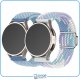 ChronSmarta Zestaw: 2x pasek ChronSmarta do Samsung Galaxy Watch 4 5 6 7 40mm 42mm 46mm Classic Pro 2