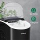 Kostkarka do lodu Bauerkraft Automatyczna cicha wydajna kostkarka do lodu Bauerkraft prosta obsługa 12kg/24h czarny 7