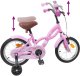 vidaXL vidaXL Rower Dziecięcy 12 Cali dla dzieci w wieku 2-4 lata Jasny róż 7
