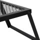 vidaXL vidaXL Składany Grill Campingowy Czarny 58 x 31 x 2 cm Stal stopowa 8