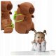 Plush MASKOTKA KAPIBARA Z PLECAKIEM ŻÓŁW PLUSZAK DUŻY XL 30CM PLUSZOWY MIŚ 1
