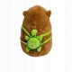 Plush MASKOTKA KAPIBARA Z PLECAKIEM ŻÓŁW PLUSZAK DUŻY XL 30CM PLUSZOWY MIŚ 3