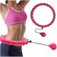 Springos HULA HOP Z OBCIĄŻENIEM Z WYPUSTKAMI SKŁADANE RÓŻOWY FIT+ PRO 11