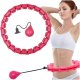 Springos HULA HOP Z OBCIĄŻENIEM Z WYPUSTKAMI SKŁADANE RÓŻOWY FIT+ PRO 8