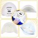 Lampa do paznokci Realac Lampa uv led do paznokci mocna do żeli hybryd hybrydy sun 80W LCD 36 diod 7