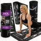 Alogy Mata do Ćwiczeń Fitness Jogi Lekka 3mm Mocna Wygodna Antypoślizgowa Czarna 1