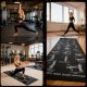 Alogy Mata do Ćwiczeń Fitness Jogi Lekka 3mm Mocna Wygodna Antypoślizgowa Czarna 3
