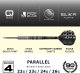 Harrows Rzutki do darta Harrows Chizzy Series 4 90% Steeltip 26 g 3