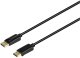 Savio Savio CL-204 kabel DisplayPort 1 m Czarny 2