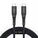 Adaptec TECH-PROTECT UB11T ULTRABOOST TYPE-C CABLE PD 100W / QC3.0 200CM BLACK 2