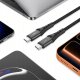 Adaptec TECH-PROTECT UB11T ULTRABOOST TYPE-C CABLE PD 240W / QC3.0 100CM BLACK 4