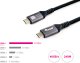Kabel USB Equip Equip 128380 kabel USB USB4 Gen 3x2 0,5 m USB C Czarny 5