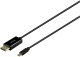 Kabel USB Savio Savio CL-207 kabel USB 2 m USB C Czarny 1