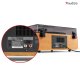 Gramofon Audizio Gramofon HIFI BT Laredo jasnobrązowy Audizio one size 10