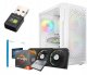 Komputer Netcom BIAŁY GAMINGOWY DO GIER RYZEN 5 5600 16GB RTX 5050 8GB M.2 1TB W11 3xRGB 1