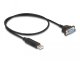 Kabel USB Delock USB-A - RS-232 0.5 m Czarny 2