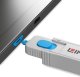 Lindy HDMI Port Blocker Key - Pack of 4 Blockers, Blue 3
