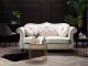 Beliani Sofa dla 2 osób SKIEN Welur Beżowy 3
