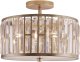 Lampa sufitowa Cosmo Light Plafon pałacowy Kyiv C03411CP kryształy kryształy złoty 1