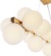 Lampa wisząca Maytoni Zwisowa lampa Dallas MOD547PL-25BS balls kule białe złote 3