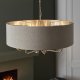 Lampa wisząca ENDON Żyrandol do salonu Highclere 99152 Endon łańcuch klasyczny beż chrom 3