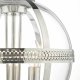 Lampa wisząca DAR Lampa wisząca Vanessa VAN0338 Dar Lighting ball kula nikiel 3