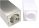 SuperLed Kwadratowy słupek zewnętrzny Primi M 6937 SuperLED IP44 chrom 2