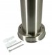 SuperLed Lampa stojąca słupek Springi L 6721 SuperLED ogrodowy chrom 4