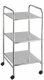 Wenko Regał łazienkowy na kółkach z trzema półkami, stal, 32 x 71 x 36,5 cm, WENKO 1