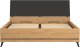 BogFran Łóżko z pojemnikiem 180x200 dwuosobowe dąb kamienny czarny ATE AT15 5