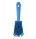 Vikan Hand brush, Vikan, 27x7x8.5cm, blue, polyester/PP/stainless steel, stiff 2