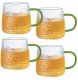 Orion SZKLANKI 4 X 350 ML ŻŁOBIONYCH Z UCHEM ZIELONE 1