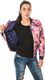 Iguana Kurtka damska Kahina Pink Floral Print/Patriot Blue r. S 10