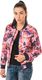 Iguana Kurtka damska Kahina Pink Floral Print/Patriot Blue r. S 1