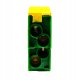 Pawbol Blok rozdzielczy Pawbol E.4095/Ż-Z 4x2,5-25 mm2/4x2,5-16 mm2 żółty/zielony 6