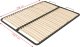 BogFran Stelaż metalowy pod materac solidny wkład do łóżka 160x200 cm 2 x 24 listwy 5
