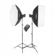 Zestaw studyjny GlareOne GlareOne Vega 400 Basic Kit - zestaw oświetlenia studyjnego 4