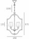 Lampa wisząca Cosmo Light Wisząca lampa salonowa New York p04667au-wh metal tkanina złota biała 3