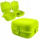 Aptel Pojemnik Lunchbox Dzielony 3 Komory 14 L VILDE z Klipsami 16 x 16 cm 2