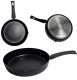 Patelnia Zilner Patelnia głęboka aluminiowa 28 cm  czarna Zilner ZL 560 indukcja gaz 2