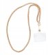 IMPACTO GIFTS Smycz do telefonu, Zawieszka do telefonu - CHAIN #82 / długość sznura 80cm (40cm w pętli) / na szyję - złoty 2