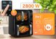 Frytkownica beztłuszczowa Berdsen Frytkownica beztłuszczowa dwukomorowa pionowa 12 l Air fryer frytownica Berdsen 2800W BD-664 3