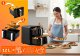 Frytkownica beztłuszczowa Berdsen Frytkownica beztłuszczowa dwukomorowa pionowa 12 l Air fryer frytownica Berdsen 2800W BD-664 4