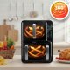 Frytkownica beztłuszczowa Berdsen Frytkownica beztłuszczowa dwukomorowa pionowa 12 l Air fryer frytownica Berdsen 2800W BD-664 10